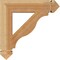 Ekena Millwork Funston Arts & Crafts Rough Sawn Bracket, Western Red Cedar, 4"W x 20"D x 20"H BKT04X20X20FST03RWR - alternate 4